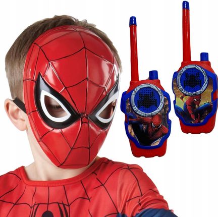 Toys Spiderman Zestaw 3W1 2X Walkie Talkie Maska