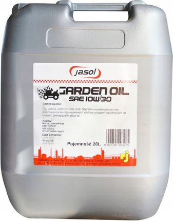 Jasol Garden Oil Sae 10W30 20L