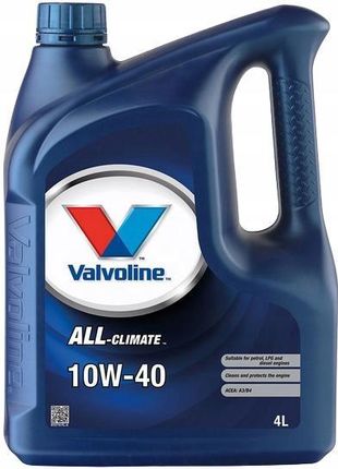 Valvoline All Climate 10W40 A3/B4 Sm/Sn Sl/Cf 4L