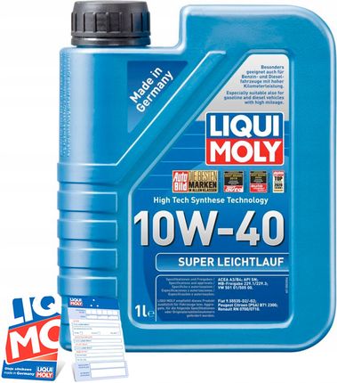 Liqui Moly Lm9503 Leichtlauf 10W40 1L