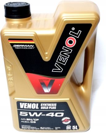 Venol 5W40 Hesis Gold Plus 5L C3 9.55535-Gh2