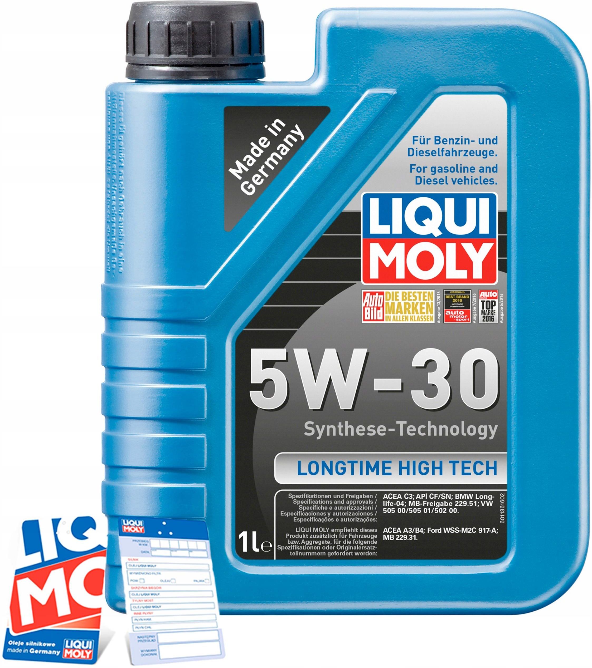 Olej silnikowy Liqui Moly Longtime High 5W30 1L 9506 - Opinie i ceny na