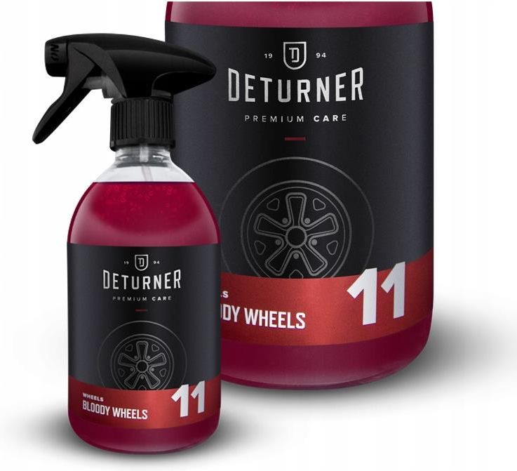 Deturner Bloody Wheels Płyn Do Felg Lakieru 0,5L Opinie i ceny na Ceneo.pl