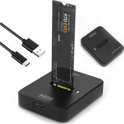 ZENWIRE ADAPTER USB  ADAPTER SSD M2 NVME/SATA KIESZEŃ NA DYSK OBUDOWA M.2 USB-C 10 GB/S   ()