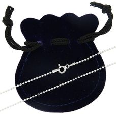 Zdjęcie ŁAŃCUSZEK SREBRNY PR. 925 KULKA 1,2 MM KULKA02 - Myślenice