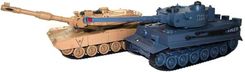 Zestaw wzajemnie walczących czołgów M1A2 Abrams i German Tiger v2 2.4GHz 1:28 Zegan