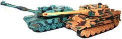 Zestaw wzajemnie walczących czołgów M1A2 Abrams i German Tiger v2 2.4GHz 1:28 RTR Zegan