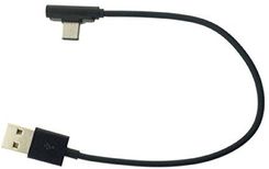 SYSTEM-S SYSTEM-S USB 3.1 TYP C WTYCZKA KĄTOWA 90° DO USB A 2.0 WTYCZKA ADAPTER KABEL KABEL DANYCH KABEL DO ŁADOWANIA 25 CM  ()