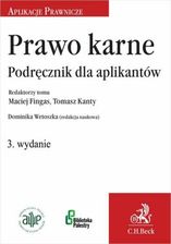 Zdjęcie Prawo karne. Podręcznik dla aplikantów - Twardogóra