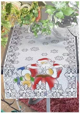 Bieżnik Kolorowy Mikołaj 50 x 100 cm DomoweTekstylia | WN200M K10 | Święta Boże Narodzenie