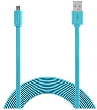 Aiino Cavo USB Piatto Micro USB 1,5m, Per Ricarica E Sincronizzazione, Compatibile Samsung, LG, Sony, Blu