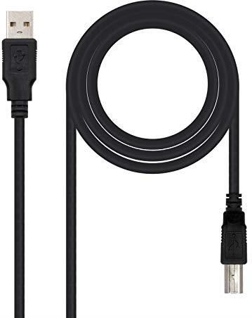 USB 2.0 Druckerkabel – 4,5 Meter, Typ A Auf B, Schwarz, Für Drucker & Scanner