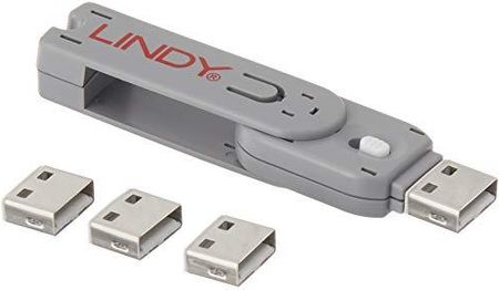 LINDY  40454 ZAMEK USB TYPU A, BIAŁY  ()