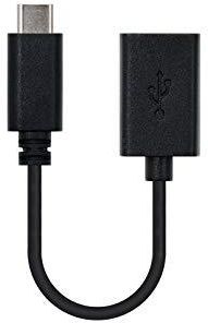 Nanocable USB-C OTG Kabel, 3A, 15 Cm – USB-C Auf USB-A, Für Daten & Laden
