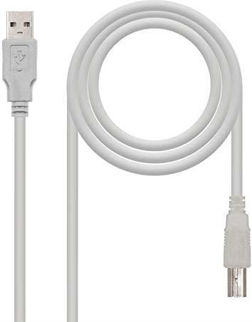 NANOCABLE Cavo USB-C A USB-C 1,5m Bianco - Carica 3A, Dati 480Mbps, USB 2.0, Per Telefono, Tablet, Laptop