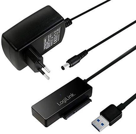 LOGILINK  AU0050 USB 3.0 NA SATA 3G/6G ADAPTER Z WŁĄCZNIKIEM/WYŁĄCZNIKIEM CZARNY  ()