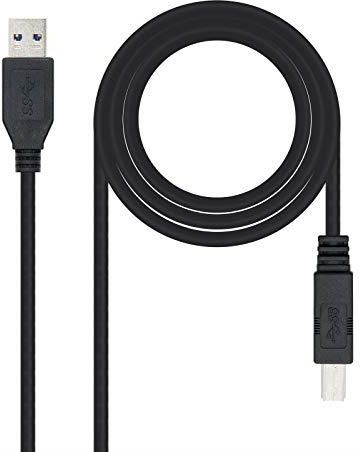 Nanocable USB 3.0 Kabel 1 Meter – Schwarz, Typ A Auf A, 5 Gbit/s