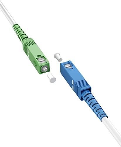 Câble à fibre optique (FTTH) - monomode (OS2) simplex-SC APC (8°) mâle vers SC-UPC (8°) mâle Câble à fibre optique (FTTH) - monomode (OS2) simplex-SC APC (8°) mâle vers SC-UPC (8°) mâle