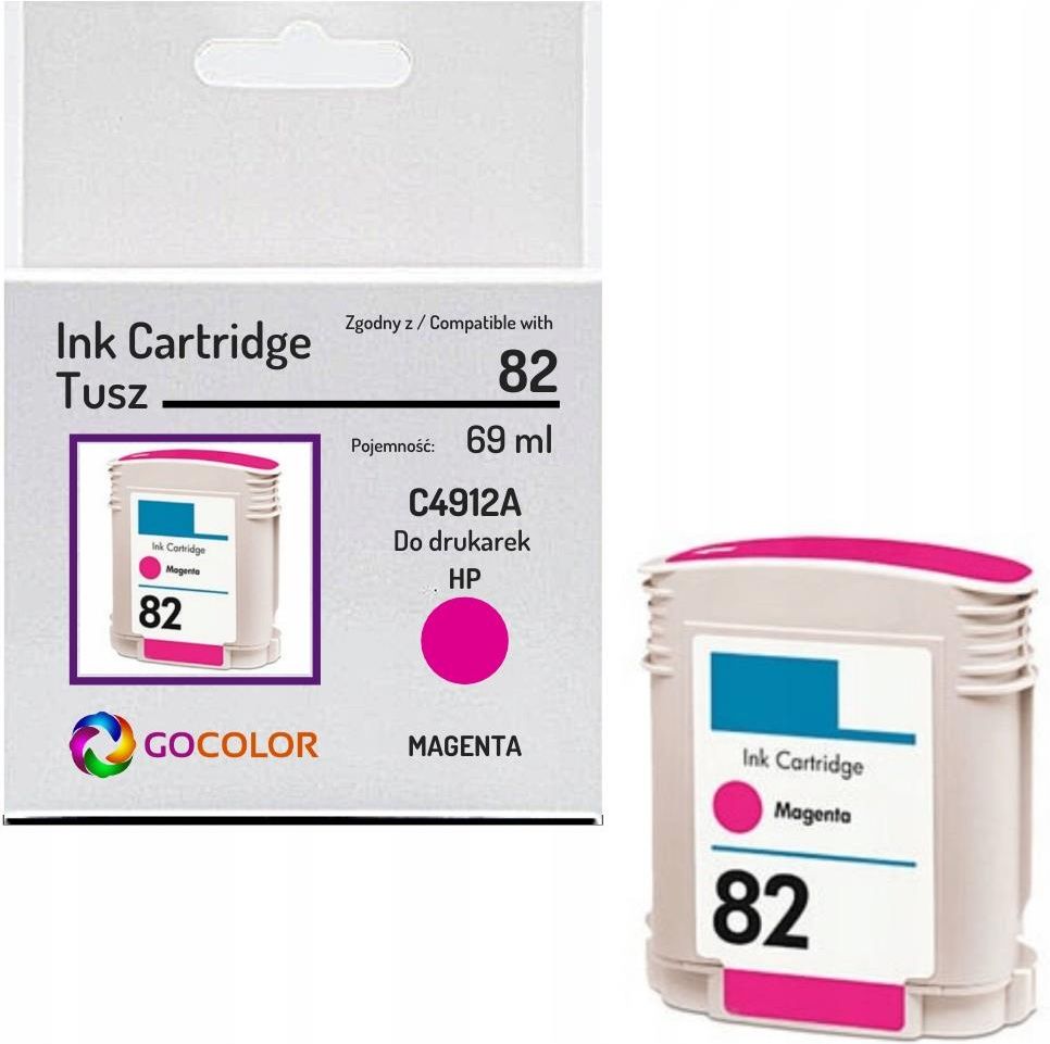 Tusz GOCOLOR NOWY TUSZ NR.82 C4912A DO HP DESIGNJET 820 4200 EHP553 do ...