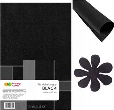Zdjęcie Filc dekoracyjny czarny A4 1 arkusz miękki - Toruń