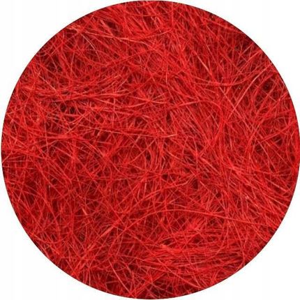 Sizal sianko Sizale dekoracyjne Włókno Czerwone 30