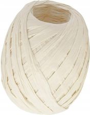 Zdjęcie Rafia 8mm Papierowa płaska Sznurek Ecru 30m - Bełchatów