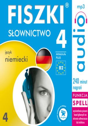 Fiszki audio język niemiecki - Słownictwo 4 (Audiobook)