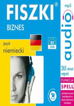 Fiszki audio język niemiecki Biznes (Audiobook)
