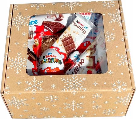 KINDER SŁODYCZE BOX Na Prezent Urodziny Mikołaj Rocznica Święta