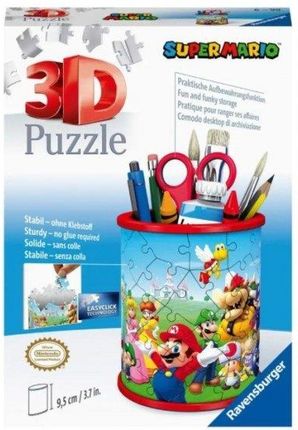 Ravensburger Polska Puzzle 54 Elementy 3D Przybornik, Super Mario