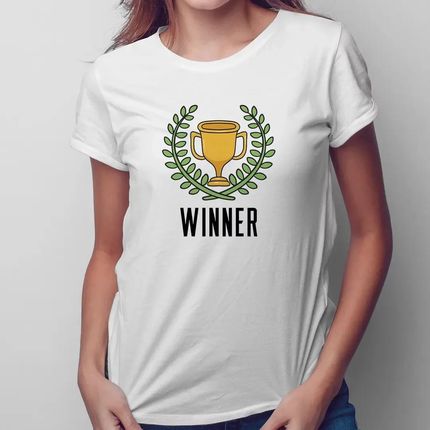 Winner - damska koszulka na prezent