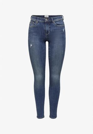 ONLY ONLWAUW LIFE MID - Jeansy Skinny Fit