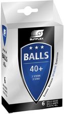 Zdjęcie Piłeczki do tenisa stołowego SUNFLEX 3-Star Balls 6 szt. białe 23603 - Łomża