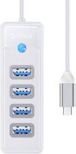 Zdjęcie ADAPTER HUB USB-C DO 4X USB 3.0 ORICO, 5 GBPS, 0.15M (BIAŁY) - Gniezno