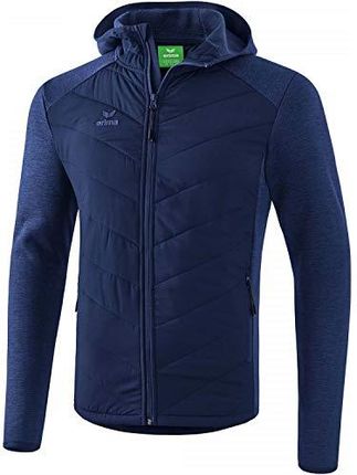 Erima Unisex dziecięca pikowana kurtka pikowana niebieski granatowy (New Navy) 140