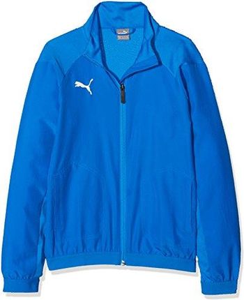 PUMA Kurtka chłopięca LIGA Sideline Jacket Jr niebieski Electric Blue Lemonade-puma white 140