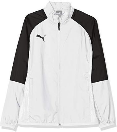 Puma dziewczęca kurtka treningowa Cup Sideline Woven Jacket Core biały Puma White-Puma Black 116