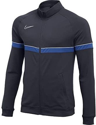 Nike Chłopięca kurtka treningowa Y Nk Dry Acd21 Trk Jkt K niebieski Obsydian/White/Royal Blue/White 158-170