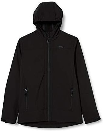 Cmp Chłopięca Kurtka Softshell Z Kapturem Czarny U901