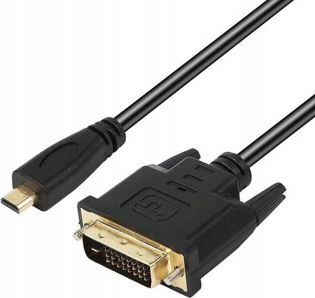 Kabel Adapter DVI-D DVI 24+1 Pin Micro Hdmi 1,8M