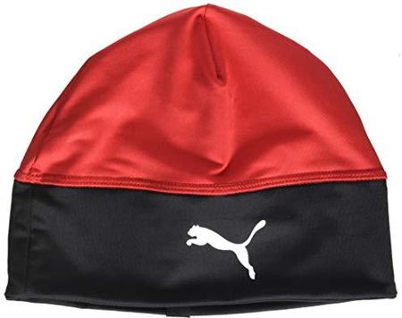 Puma Uniseks Liga Reversible Beanie Czapka, Czarny/Czerwony