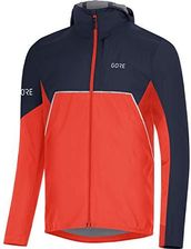 GORE WEAR R7 męska kurtka z kapturem do biegania Partial Gore-Tex Infinium, XL, ognista czerwień morska