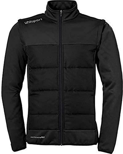 Veste Multi Uhlsport Essential – Manches Amovibles, T-Shirt Intégré, Poches Zippées, Respirante Pour Sport & Loisirs