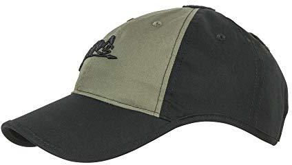 Helikon-Tex Męska czapka z logo -Polycotton Ripstop- oliwkowa zieleń/Adaptive Green A Logo Cap -Polycotton Ripstop