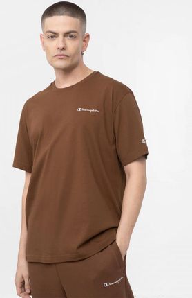 Męski t-shirt basic CHAMPION ROCHESTER ECO FUTURE Crewneck T-Shirt - beżowy