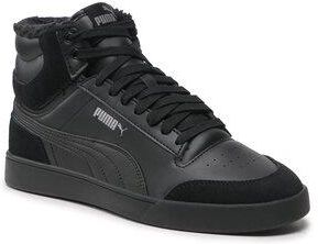 Sneakersy Puma - Shuffle Mid Fur 387609 01 Black/Puma Black/Steel Gray