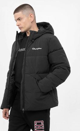 Męska kurtka puchowa pikowana CHAMPION ROCHESTER Hooded Jacket - czarna