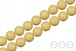 5810 Perły Swarovski Gold Pearl 10mm 5szt - Perły muszle i masa perłowa