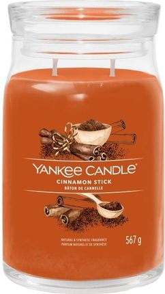 Yankee Candle Signature Cinnamon Stick Świeca Duża 567g