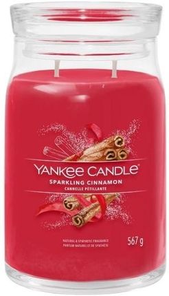 Yankee Candle Signature Sparkling Cinnamon Świeca Duża 567g